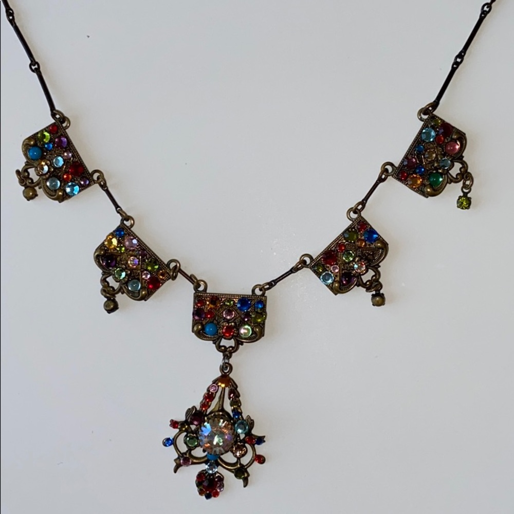 Vintage jeweled necklace